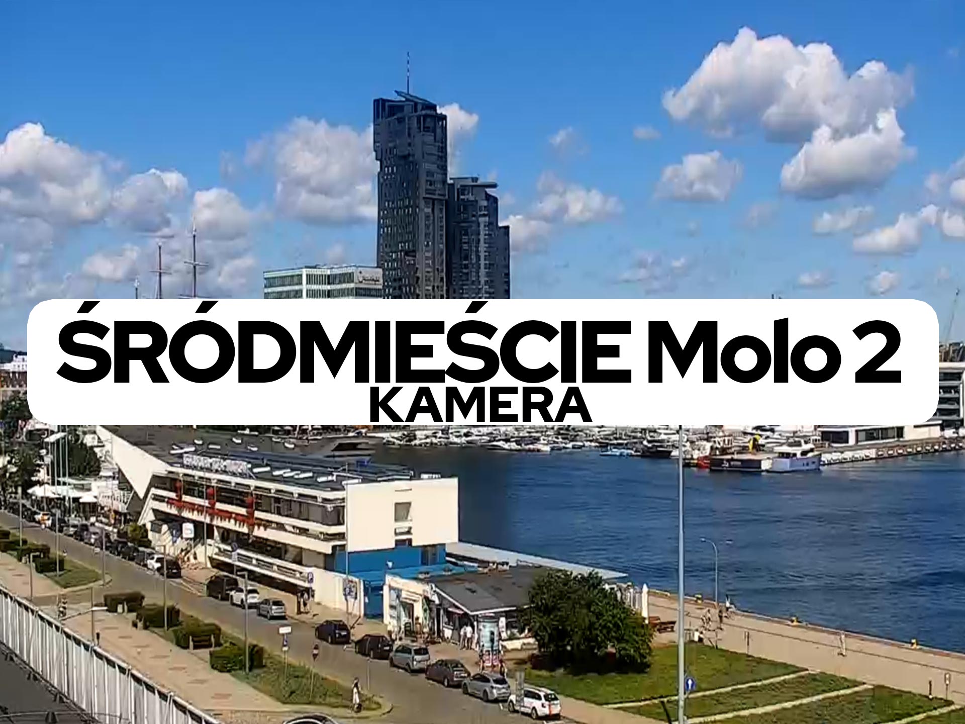 Gdynia kamery na żywo, online, Śródmieście centrum, Molo.