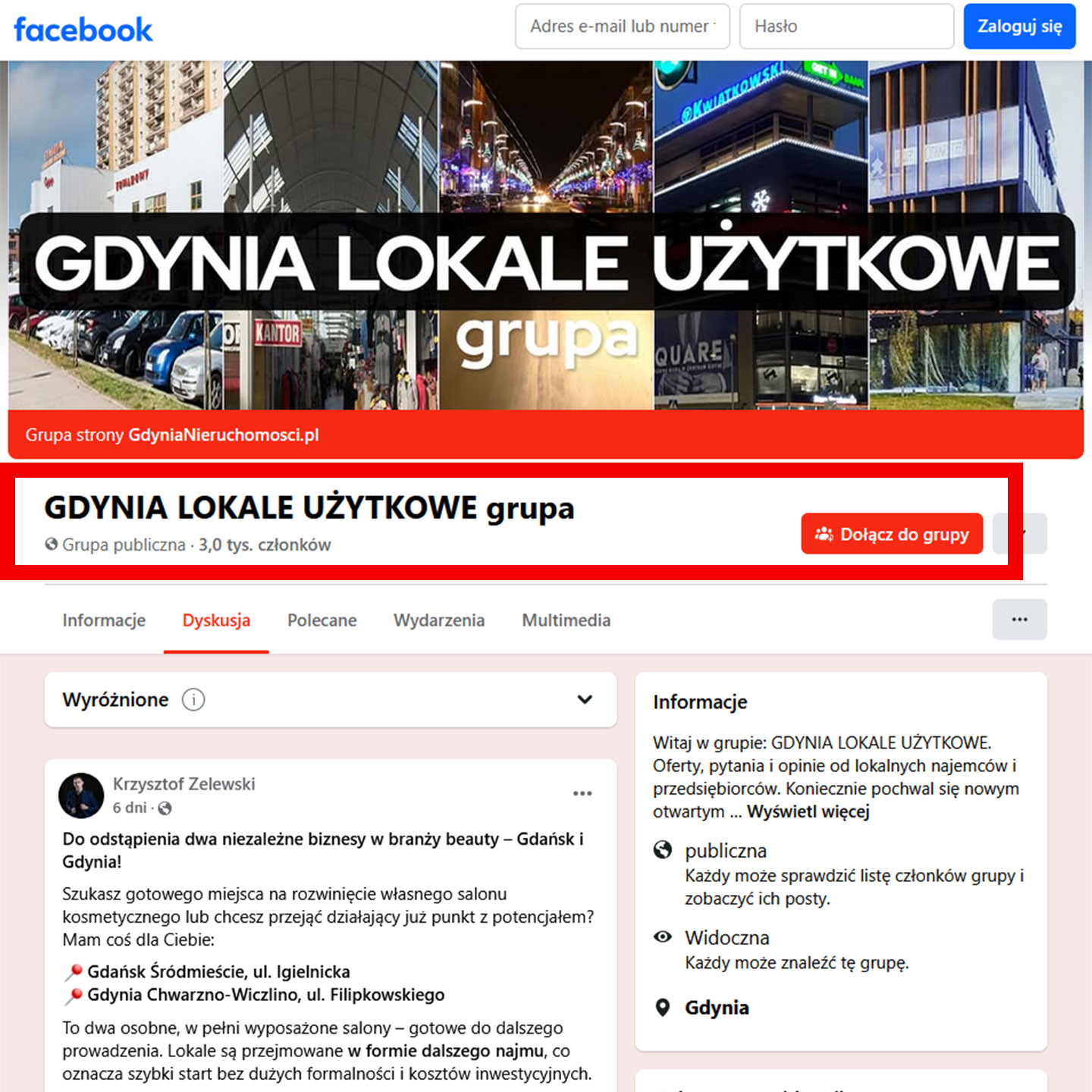 Gdynia Lokale Użytkowe oferty