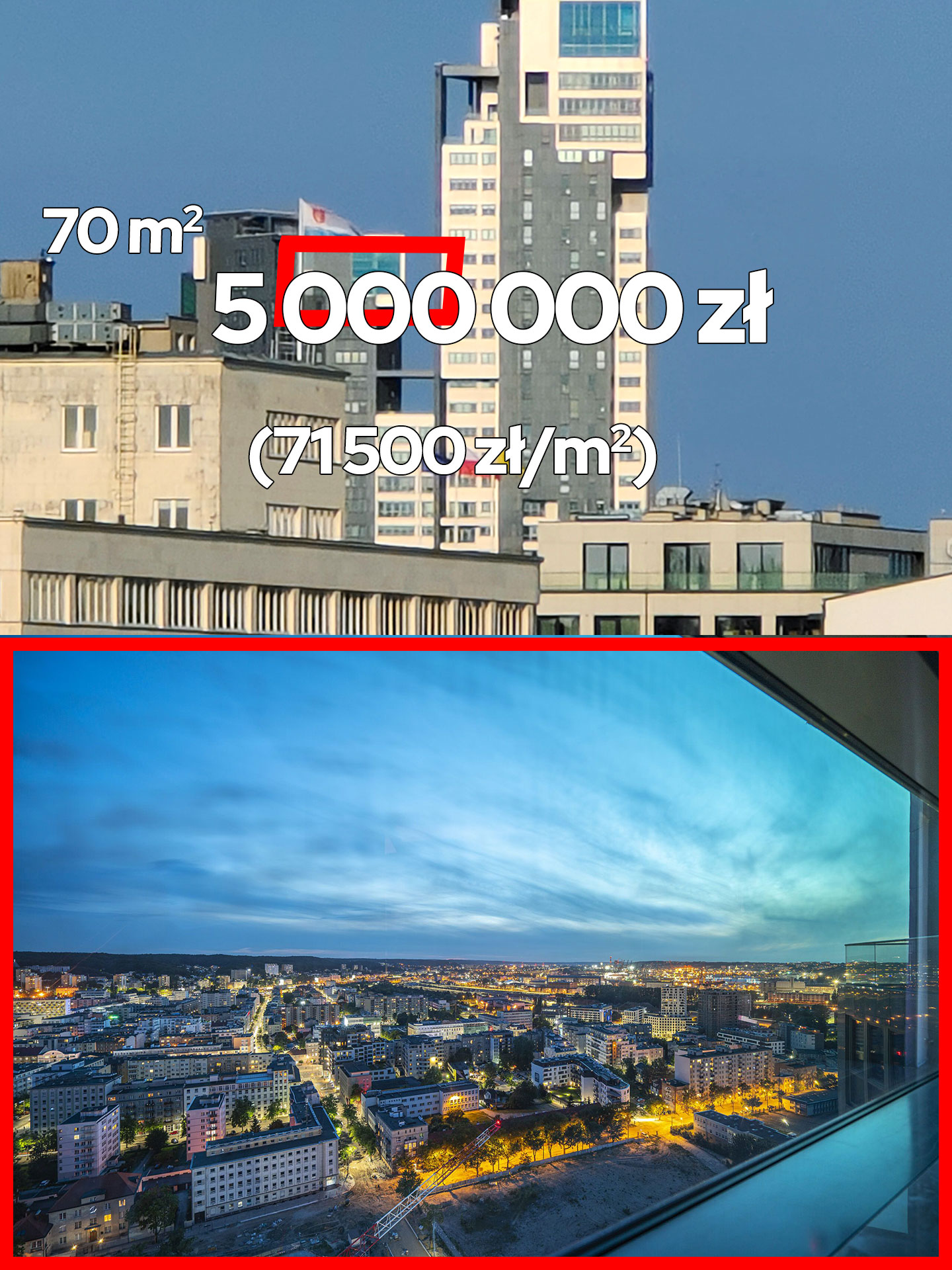 Gdynia Sea Towers mieszkanie na sprzedaż