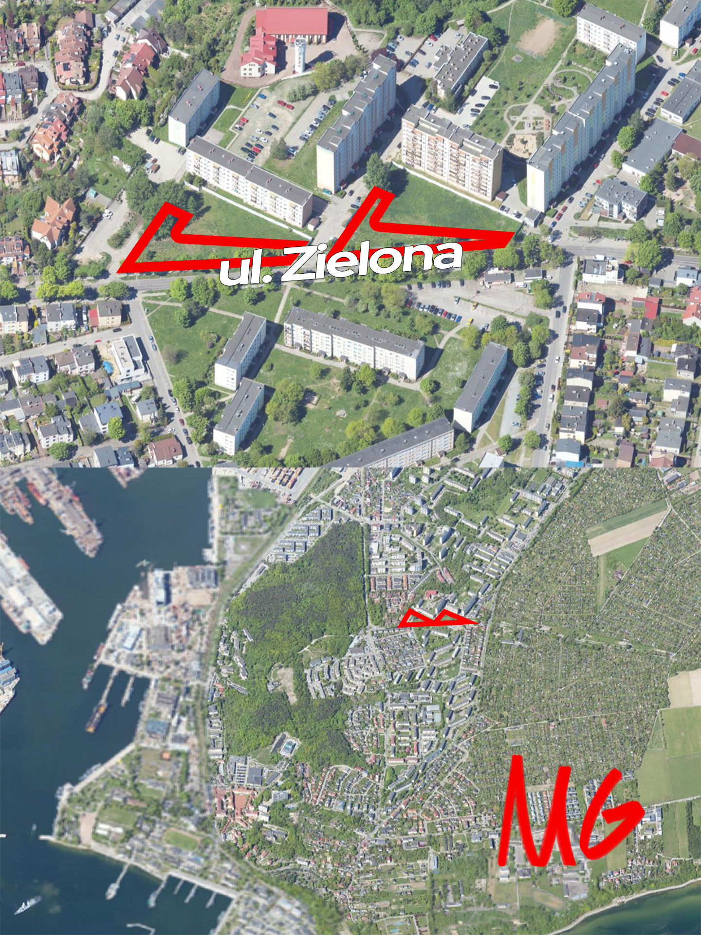 Apartamenty Fregata. Gdynia Oksywie Zielona. Rynek pierwotny. Lokalizacja.