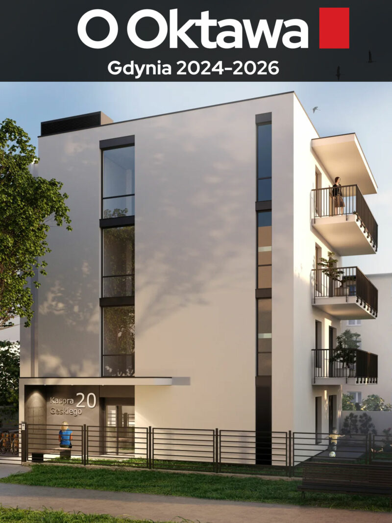 Oktawa, Gdynia Leszczynki, Kaspra Geskiego 20, nowe mieszkania, rynek pierwotny.