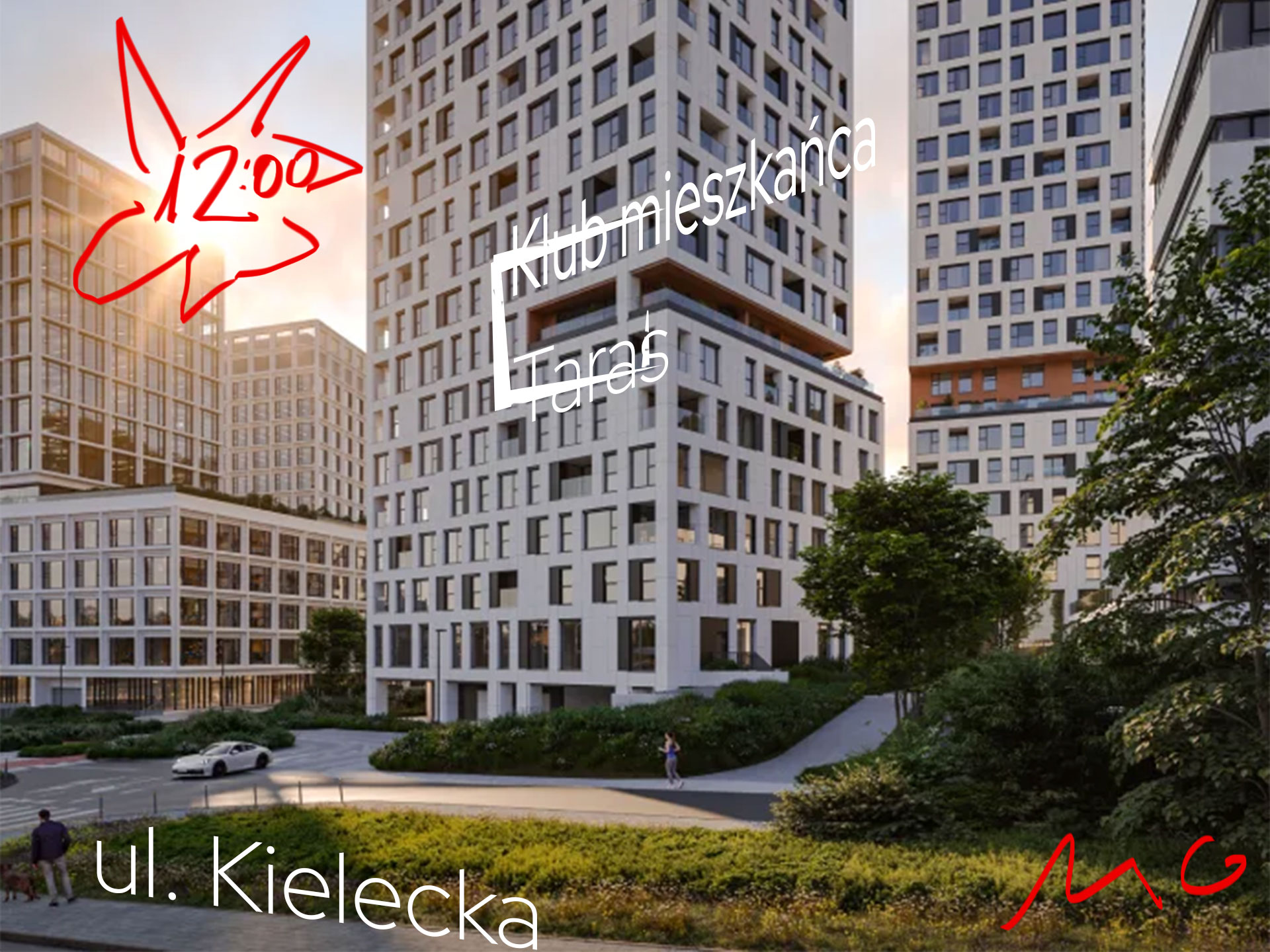 SkyCity, Gdynia, nowe mieszkania, rynek pierwotny, części wspólne, taras.