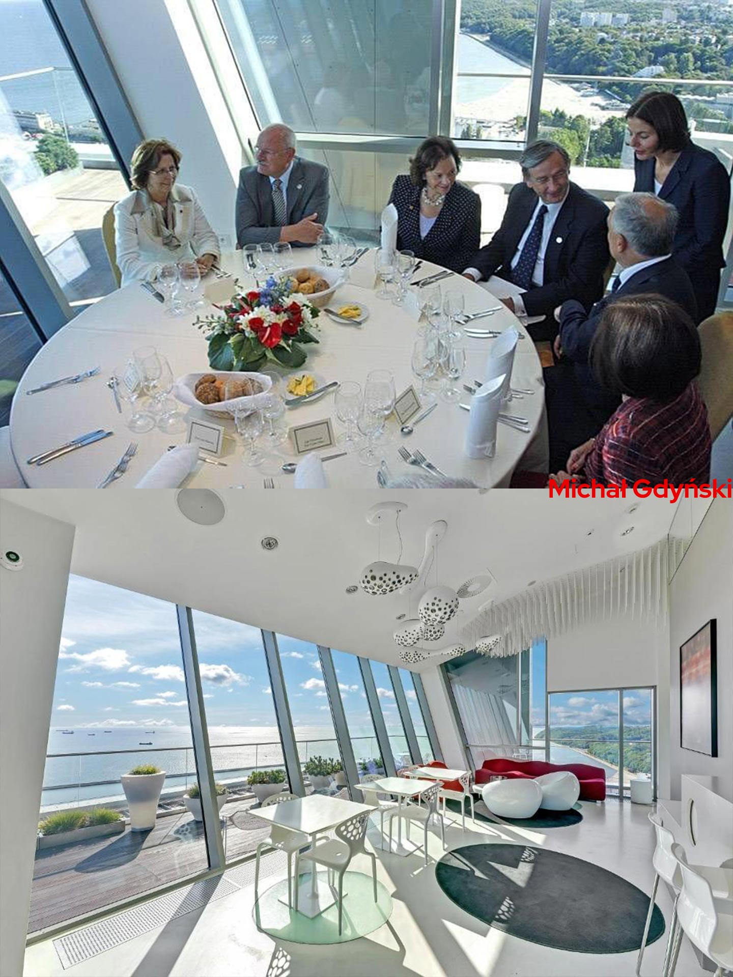 Sea Towers, Gdynia, taras widokowy, Lech Kaczyński, Invest Komfort.