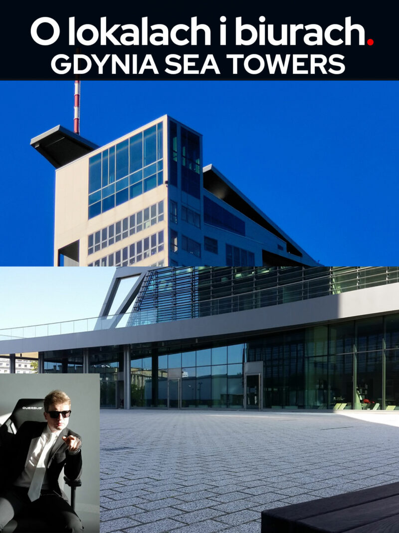 Sea Towers, Gdynia, lokale użytkowe, biura, na wynajem, do wynajęcia, w Gdyni.