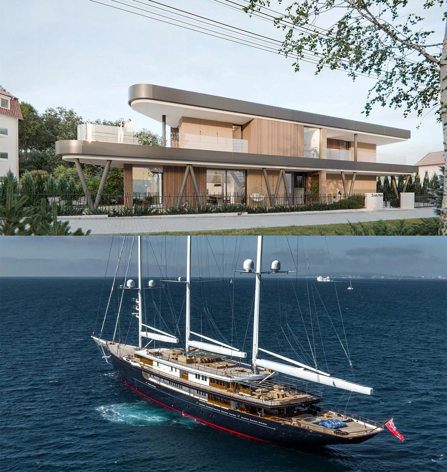 Gdynia, dom, jednorodzinny, wolnostojący, Wielki Kack, Źródło Marii, działka narożna, Studio architektury Tekanka, architekt Mariusz Piesik.