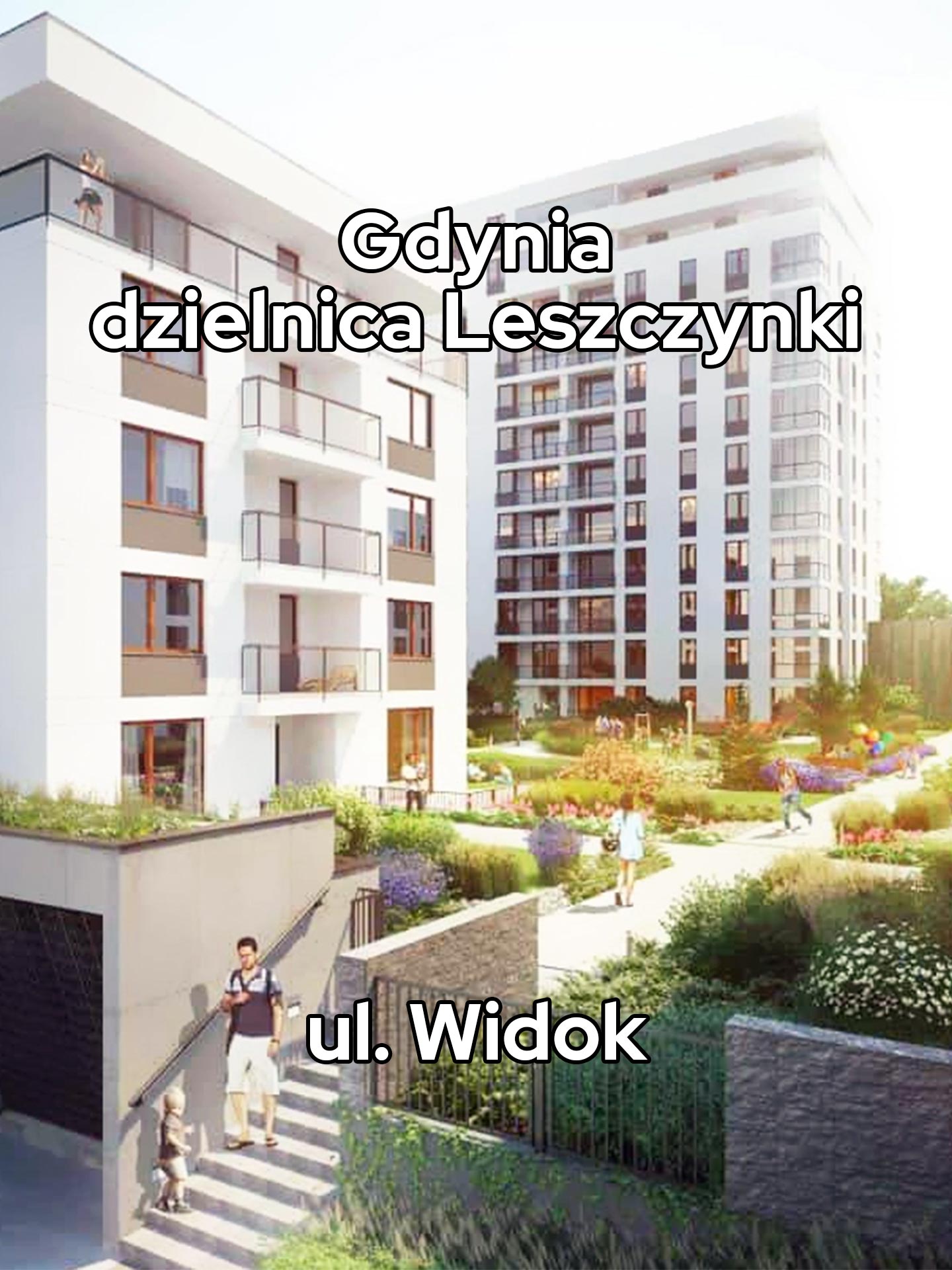 Gdynia nieruchomości, Leszczynku, Widok, nowe mieszkania. 