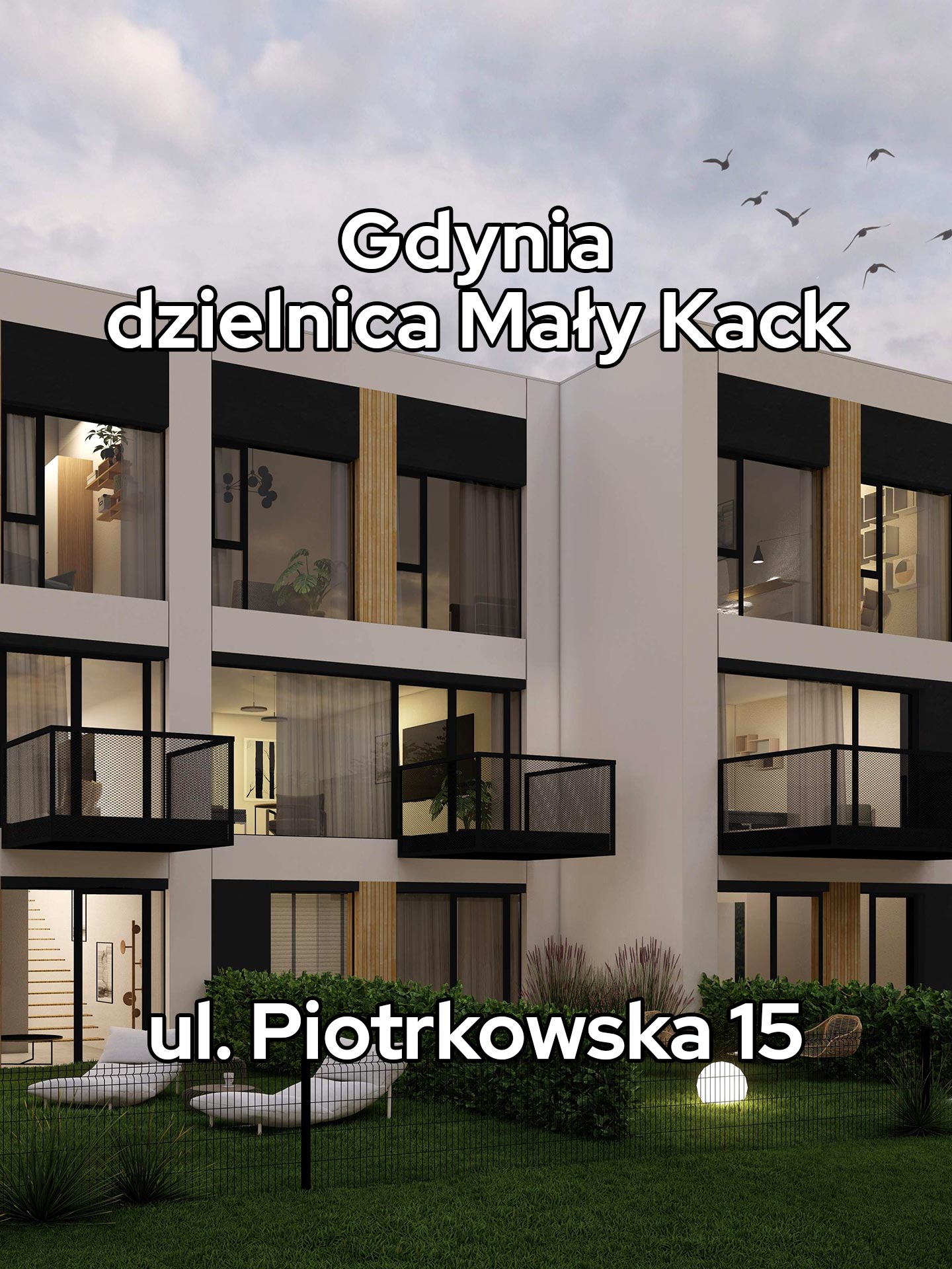 Gdynia nieruchomości, Mały Kack, Piotrkowska 15, nowe mieszkania.