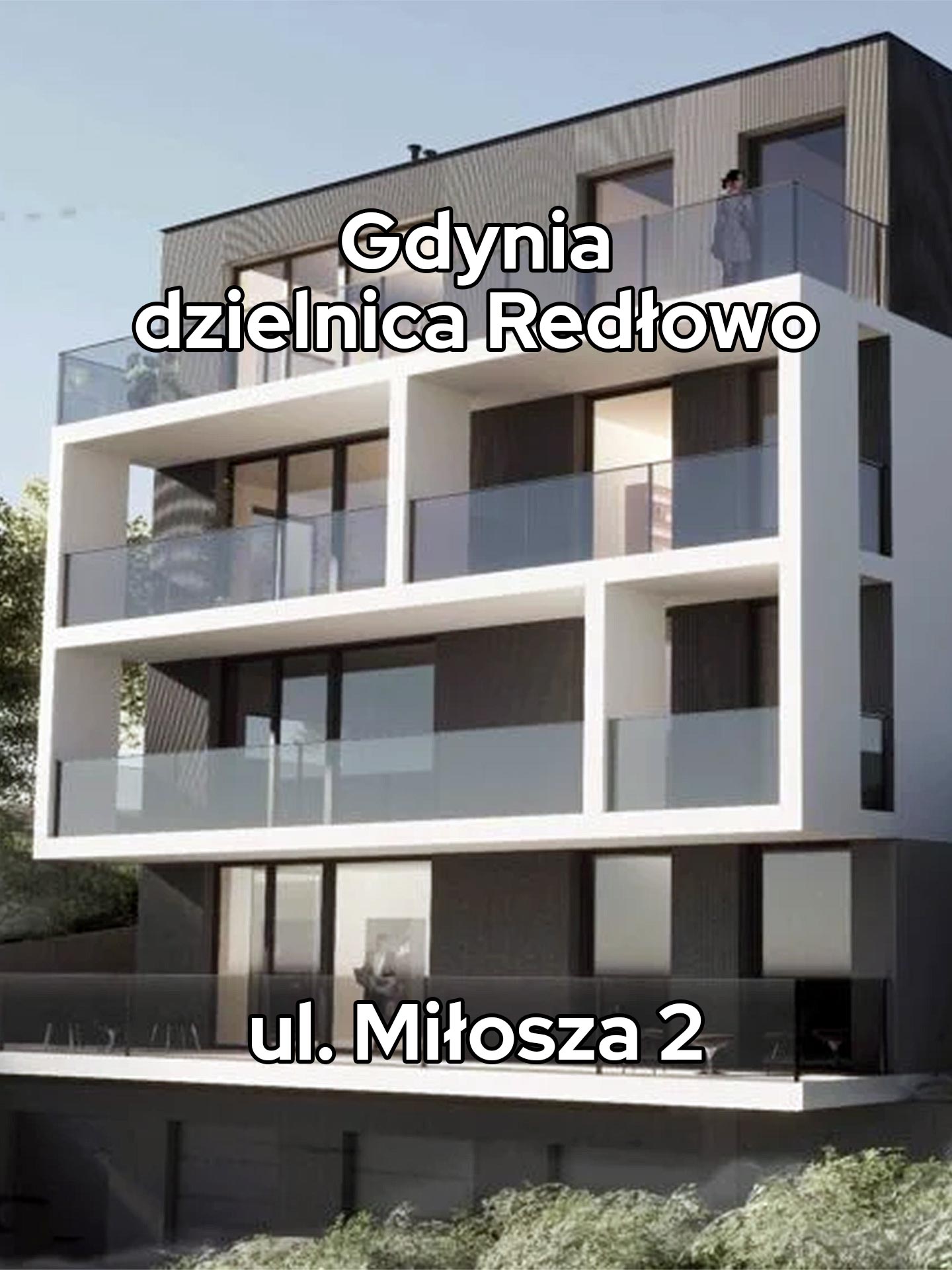 Gdynia, nieruchomości, Redłowo, Miłosza 2, nowe mieszkania.